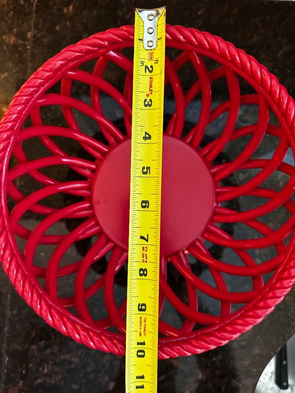 Espana Lifestyle Red Decorative Fruit Basket 10